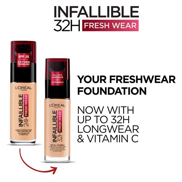 L'Oreal Paris Infallible 24hr Freshwear Liquid Foundation 365 Deep Golden