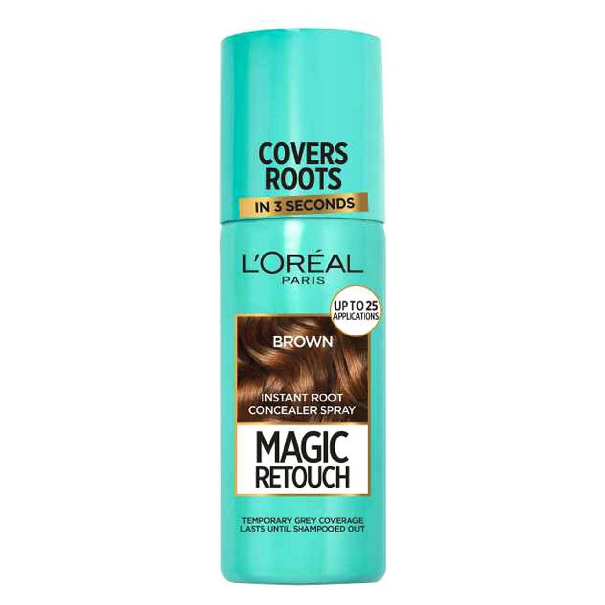 L’Oreal Paris Magic Retouch Brown Root Touch Up, Temporary Instant Root Concealer Spray With Easy Application, 75ml