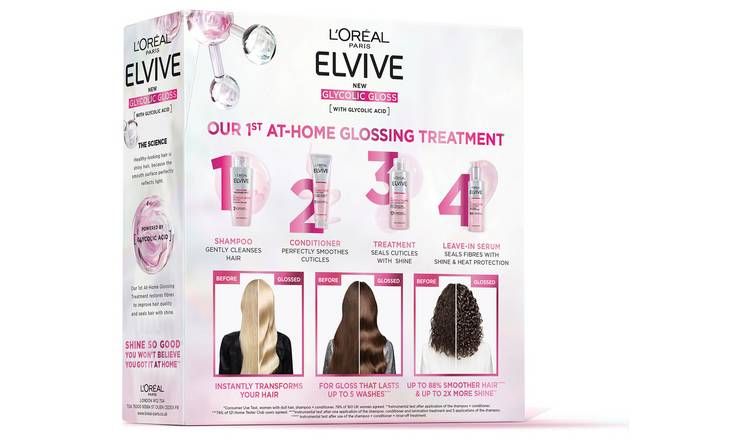 L'Oreal The Glycolic Gloss Haircare Gift Set