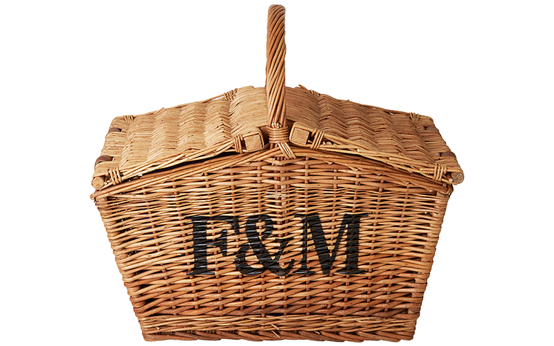 Huntsman wicker basket 35x50x26cm - British product