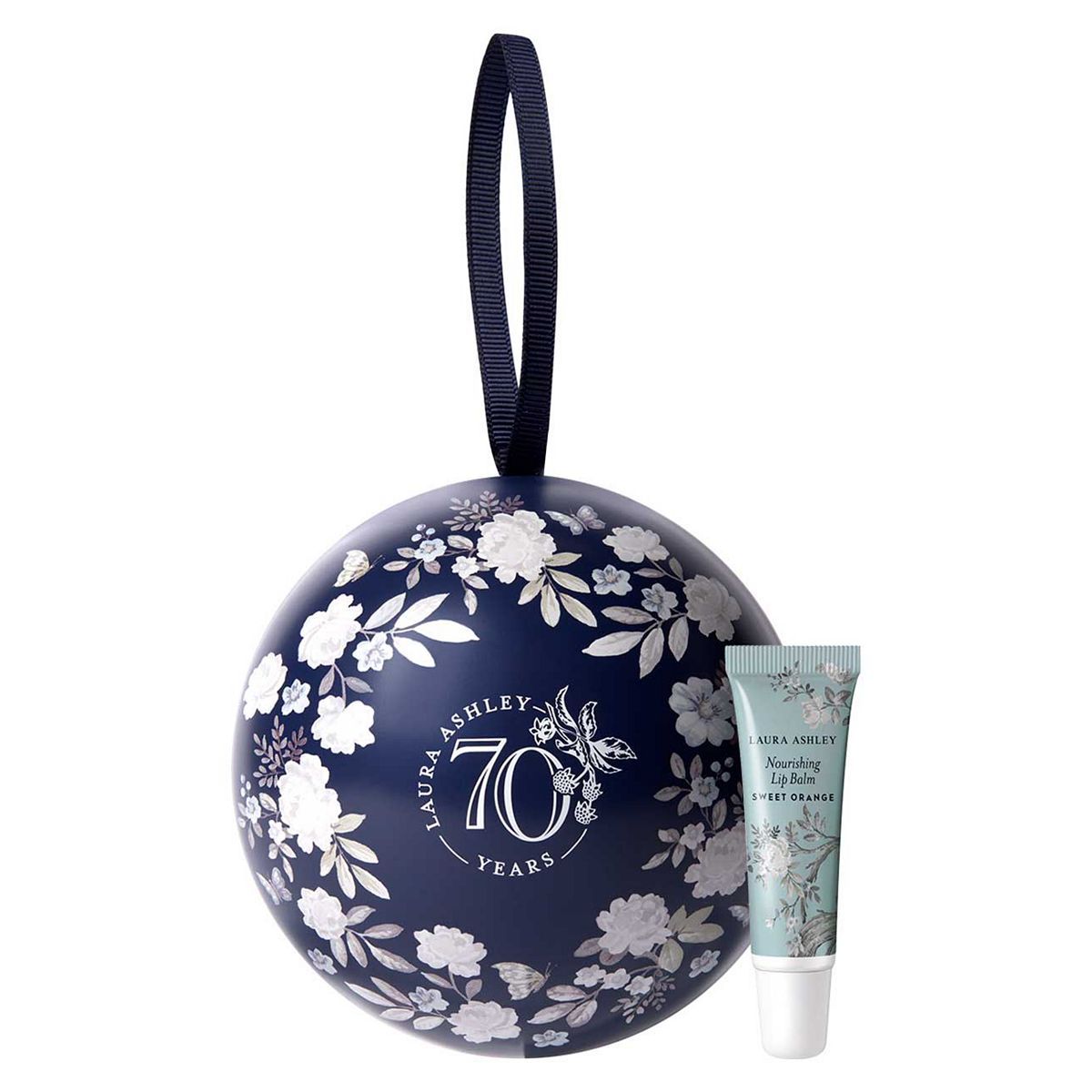 Laura Ashley 70th Anniversary Edition Decorative Bauble & Lip Balm