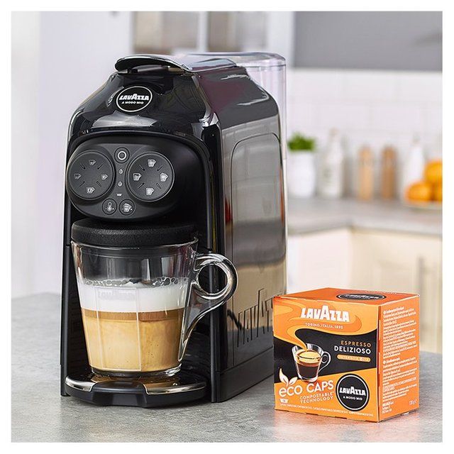 Lavazza A Modo Mio Compostable Espresso Delizioso Coffee Capsules 16 per pack
