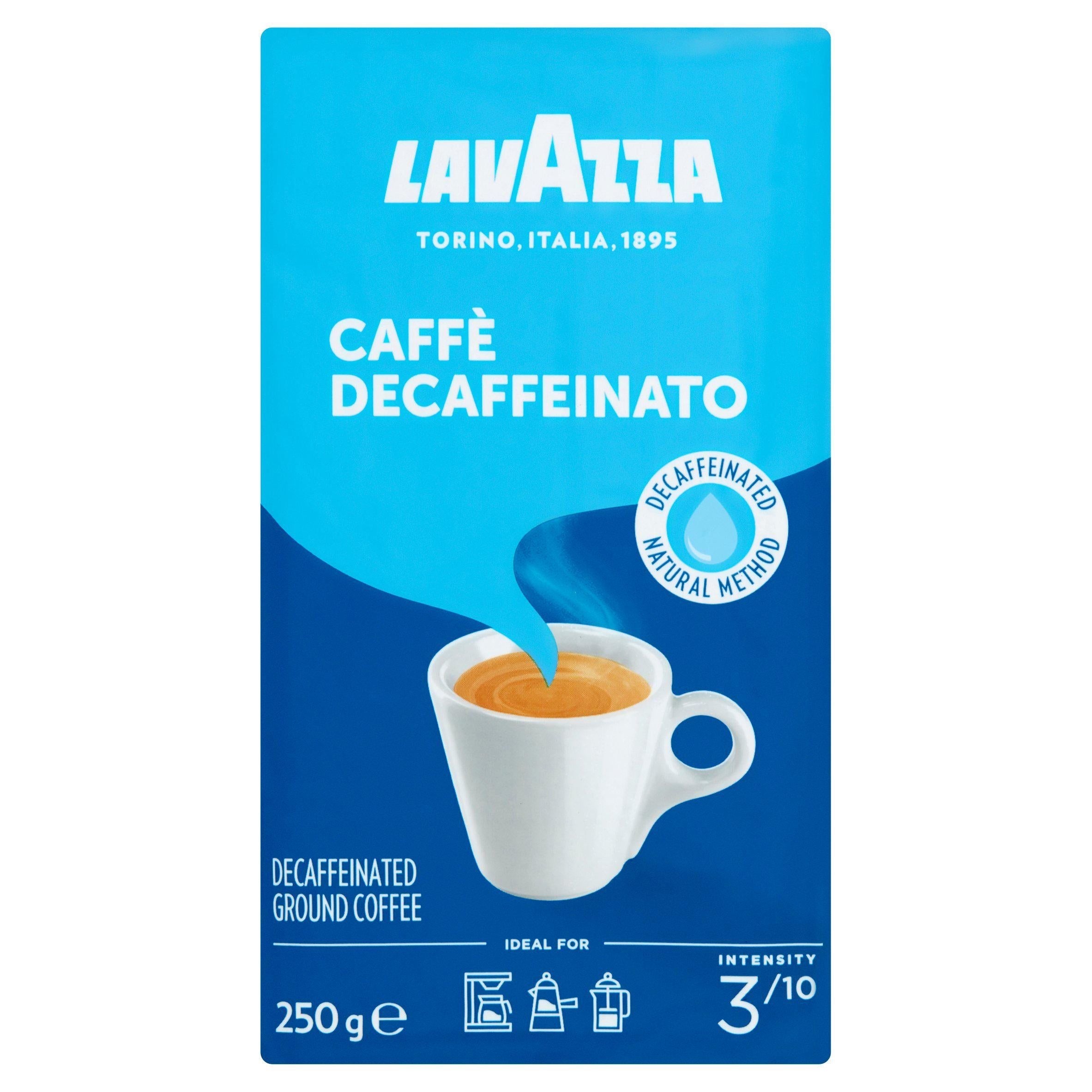 Lavazza Cafe Decaffeinated Ground Coffee 250g