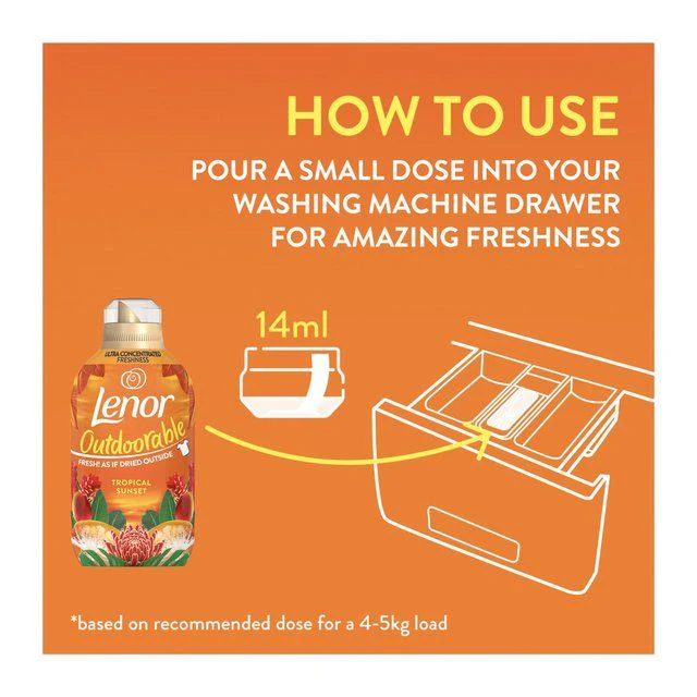 Lenor Outdoorable Fabric Conditioner Tropical Sunset 1064ml