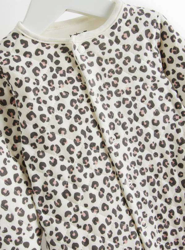 Leopard Printed 2.5 Tog Sleepsuit Up to 3 mths