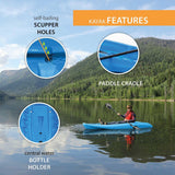 Lifetime Hydros 8ft 5" (256 cm) 1 Person Sit On Kayak With Paddle