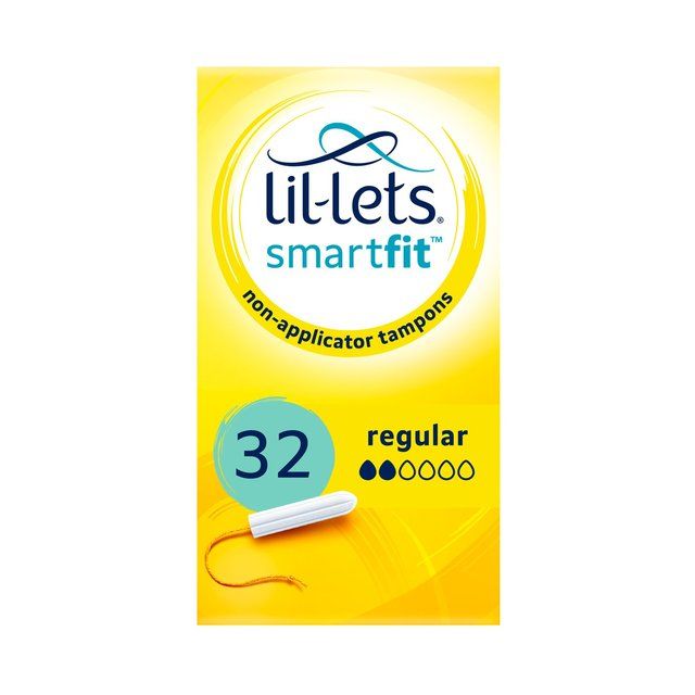 Lil-Lets Non-Applicator Tampons Regular 32 per pack
