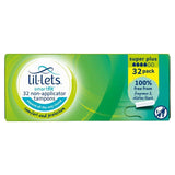 Lil-Lets Non-Applicator Tampons Super Plus   32 per pack