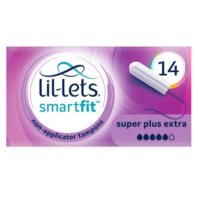 Lil-Lets Super Plus Extra Non-Applicator Tampons 14 per pack