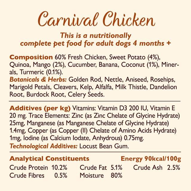 Lily's Kitchen Carnival Chicken Tin 400g