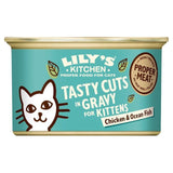 Lily's Kitchen Chicken & Ocean Fish Tasty Cuts in Gravy for Kittens   85g