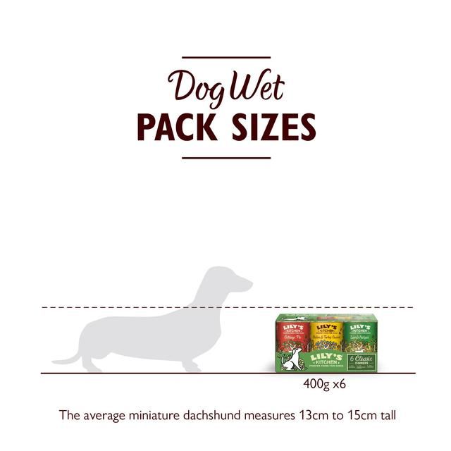 Lily's Kitchen Classic Recipes for Dogs Multipack 6 x 400g