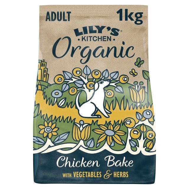 Lily's Kitchen Dog Organic Chicken Bake Adult Dry Food 1kg