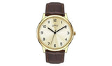 Limit Men's Brown Faux Leather Strap Watch