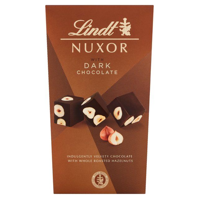 Lindt NUXOR Dark Gianduja Chocolate with Hazelnuts   165g