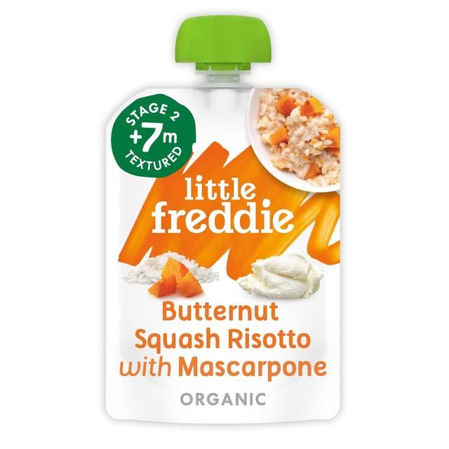 Little Freddie Butternut Squash Risotto & Mascarpone Organic Pouch 7 mths+ 130g