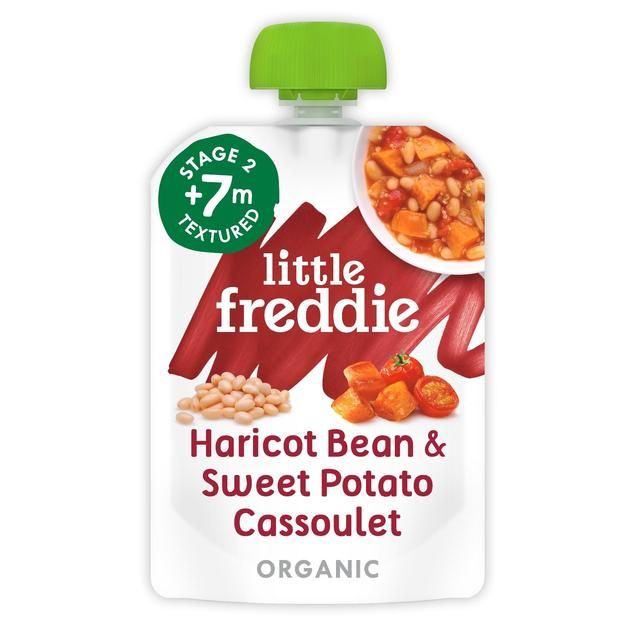 Little Freddie Haricot Bean & Sweet Potato Cassoulet Organic Pouch 7 mths+ 130g