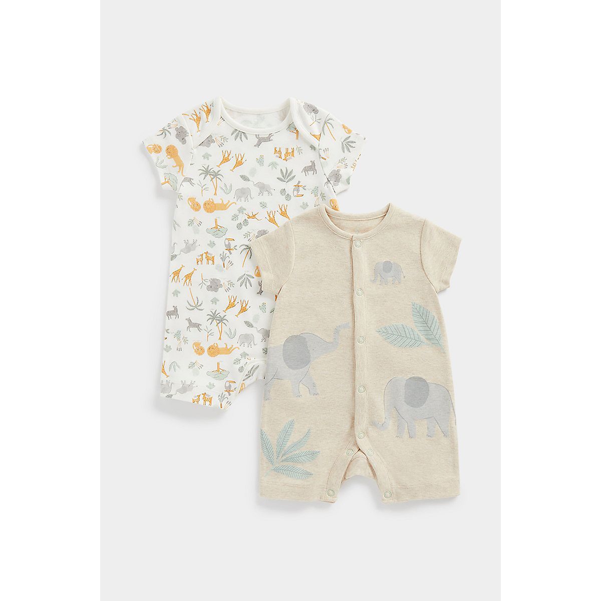 Little Zoo Rompers - 2 Pack