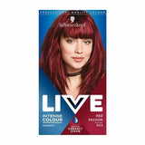 LIVE Intense Colour Permanent Red Hair Dye Red Passion