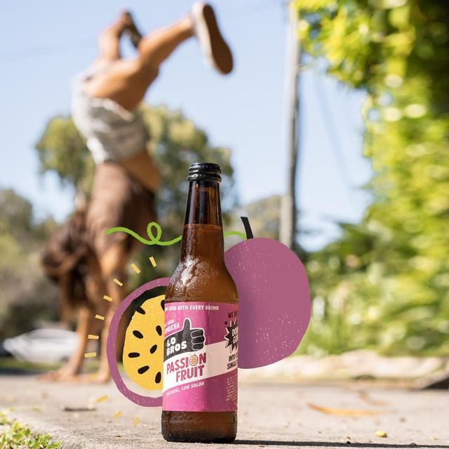 Lo Bros Kombucha Passionfruit Low Sugar 330ml