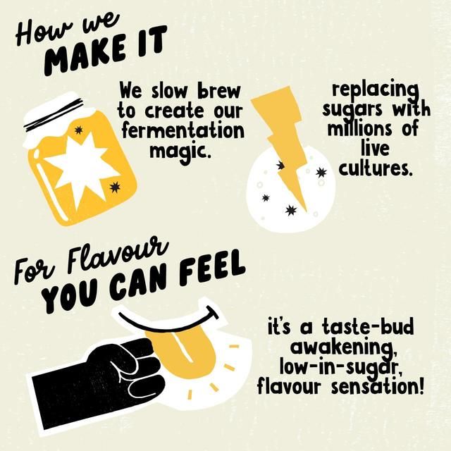 Lo Bros Kombucha Raspberry & Lemon Low Sugar Multipack 4 x 250ml