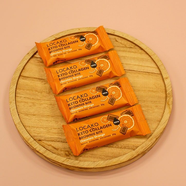 Locako Keto Collagen Brownie Bite Peanut Butter Jelly 30g