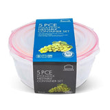 Lock & Lock Round Food Container Set 5 per pack