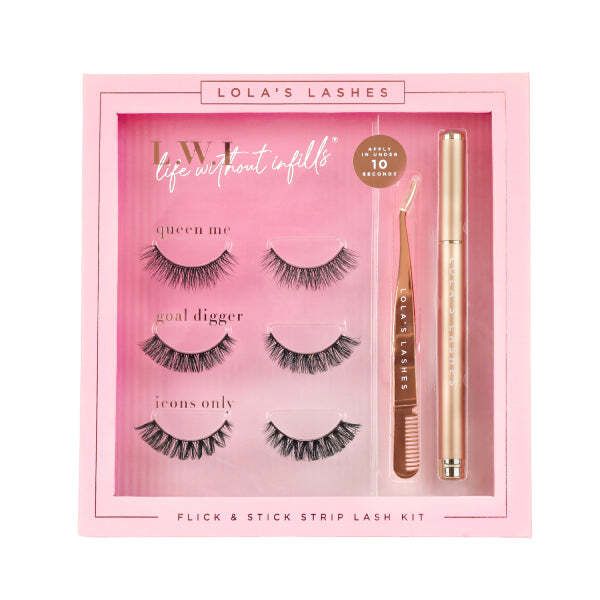 Lola's Lashes LWI Clear Adhesive Liner & Lash Set