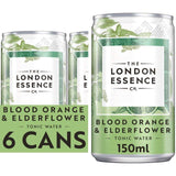 London Essence Co. Blood Orange & Elderflower Tonic Water Cans   6 x 150ml