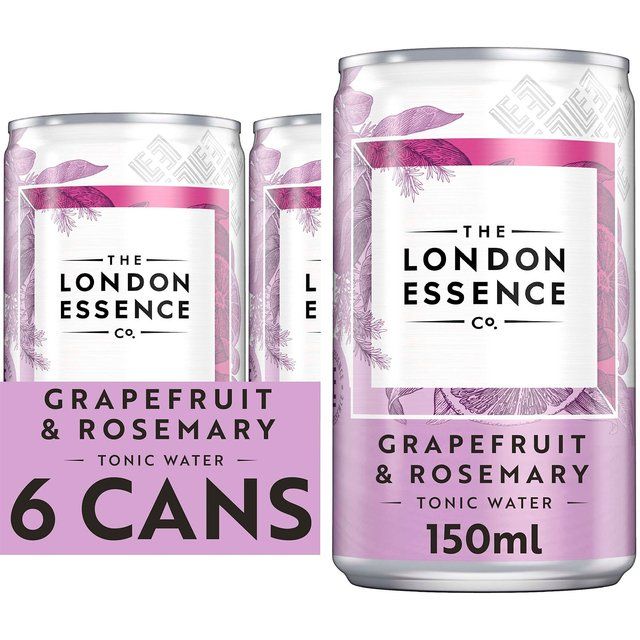 London Essence Co. Grapefruit & Rosemary Tonic Water Cans 6 x 150ml
