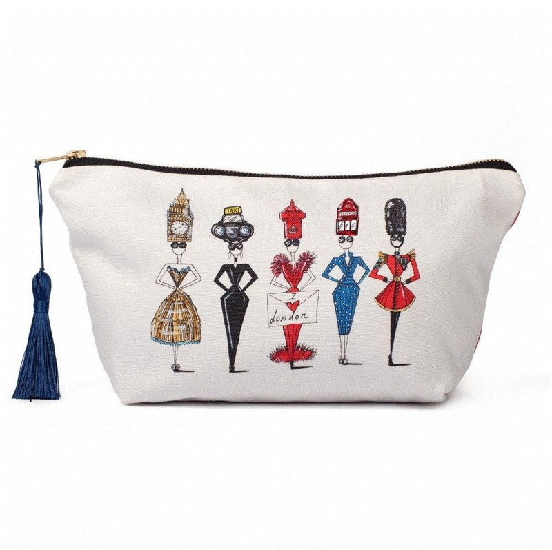 Charlotte Posner London Chic canvas washbag, imported from the UK