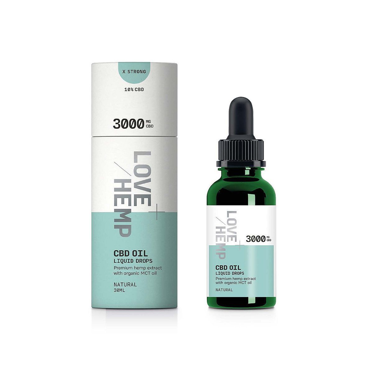 Love Hemp CBD Oil Natural 3000mg 30ml