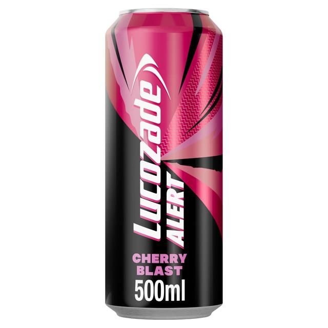 Lucozade Alert Cherry Blast Energy Drink Multipack 12 x 500ml