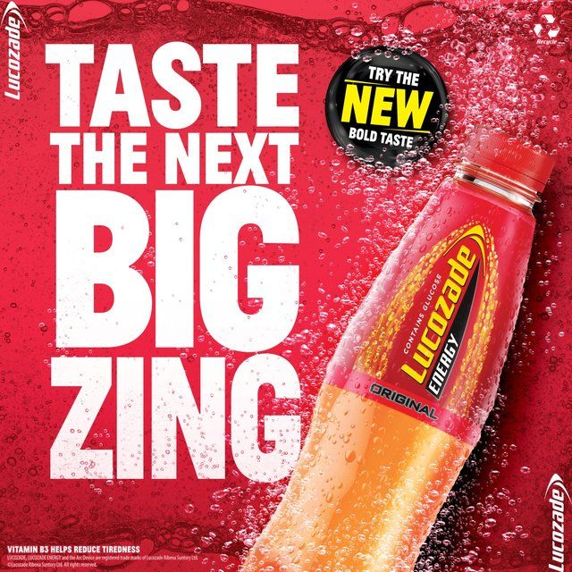 Lucozade Energy Drink Original 4 x 380ml