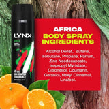 Lynx Africa Deodorant Bodyspray   250ml