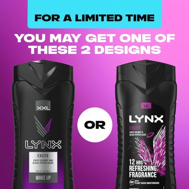 Lynx Excite Body Wash Shower Gel 500ml