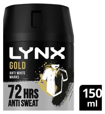 Lynx Men Gold Antiperspirant Deodorant Aerosol 150ml