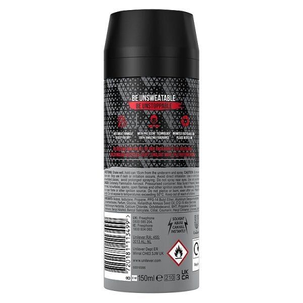 Lynx Sport Dry recharge Anti-perspirant Deodorant Spray