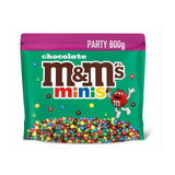 M&M's Minis Milk Chocolate Party Mix Bulk Snack Bag 800g