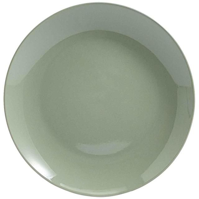 M&S 12 Piece Stoneware Dinner Set Sage 12 per pack