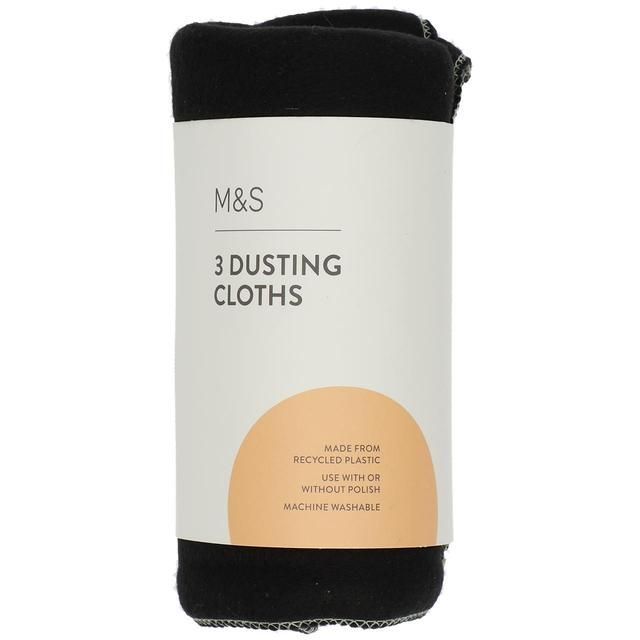 M&S 3 Dusting Cloths 3 per pack