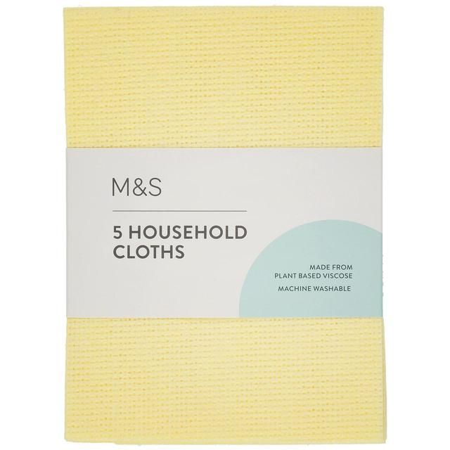 M&S 5 Household Cloths 5 per pack