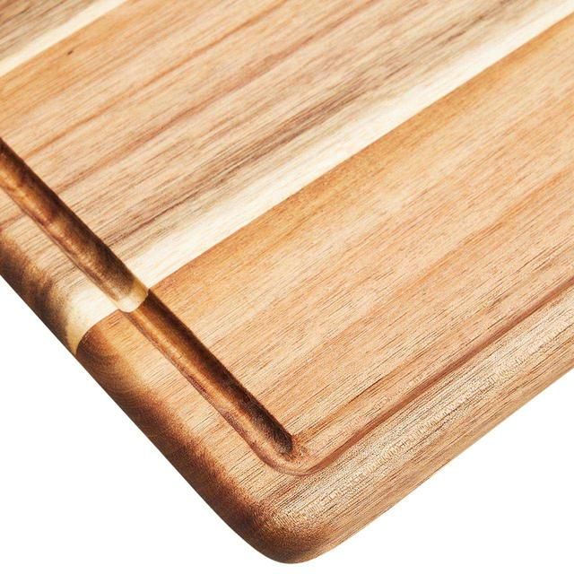 M&S Acacia Chopping Board with Silicone Feet Wood