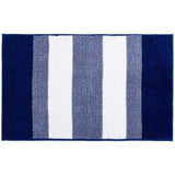 M&S Bobble Striped Bath Mat Navy