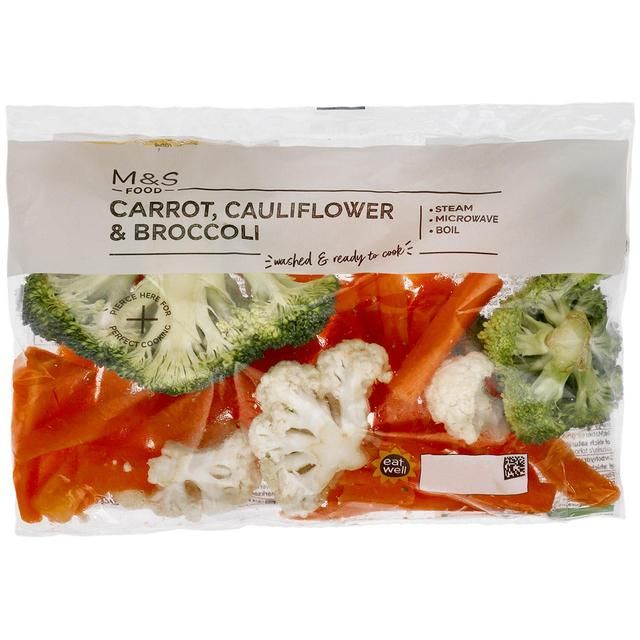 M&S Carrot Cauliflower & Broccoli 240g
