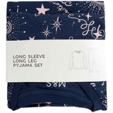 M&S Celestial Pyjamas 7-12 Years Navy