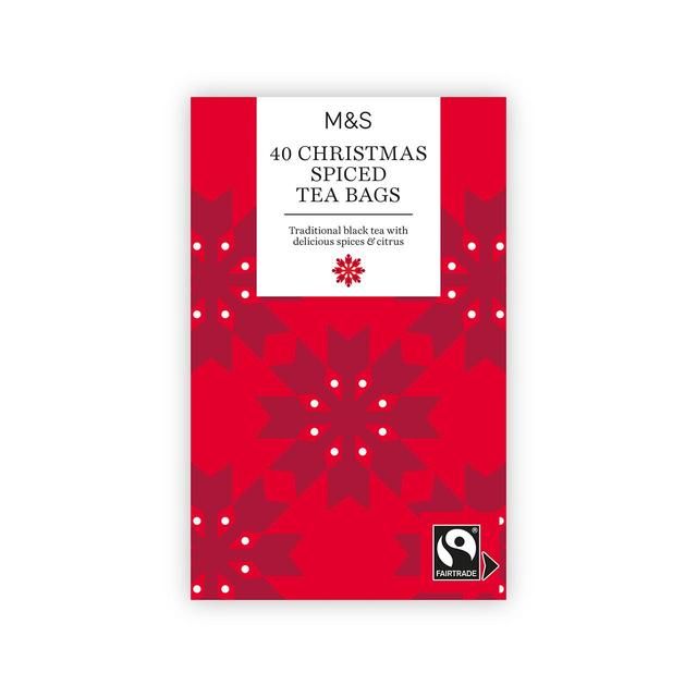 M&S Christmas Spiced Tea   40 per pack