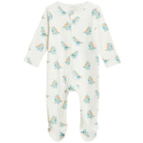 M&S Collection 2 Pack Pure Cotton Dinosaur Sleepsuits Grey Mix 0-3 Years