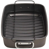 M&S Collection Carbon Steel Non-Stick Roast & Rack One Size Silver