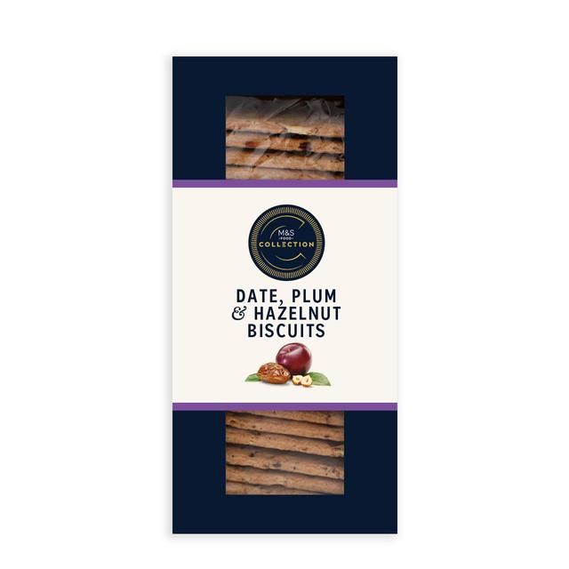 M&S Collection Date Plum & Hazelnut Biscuits 130g